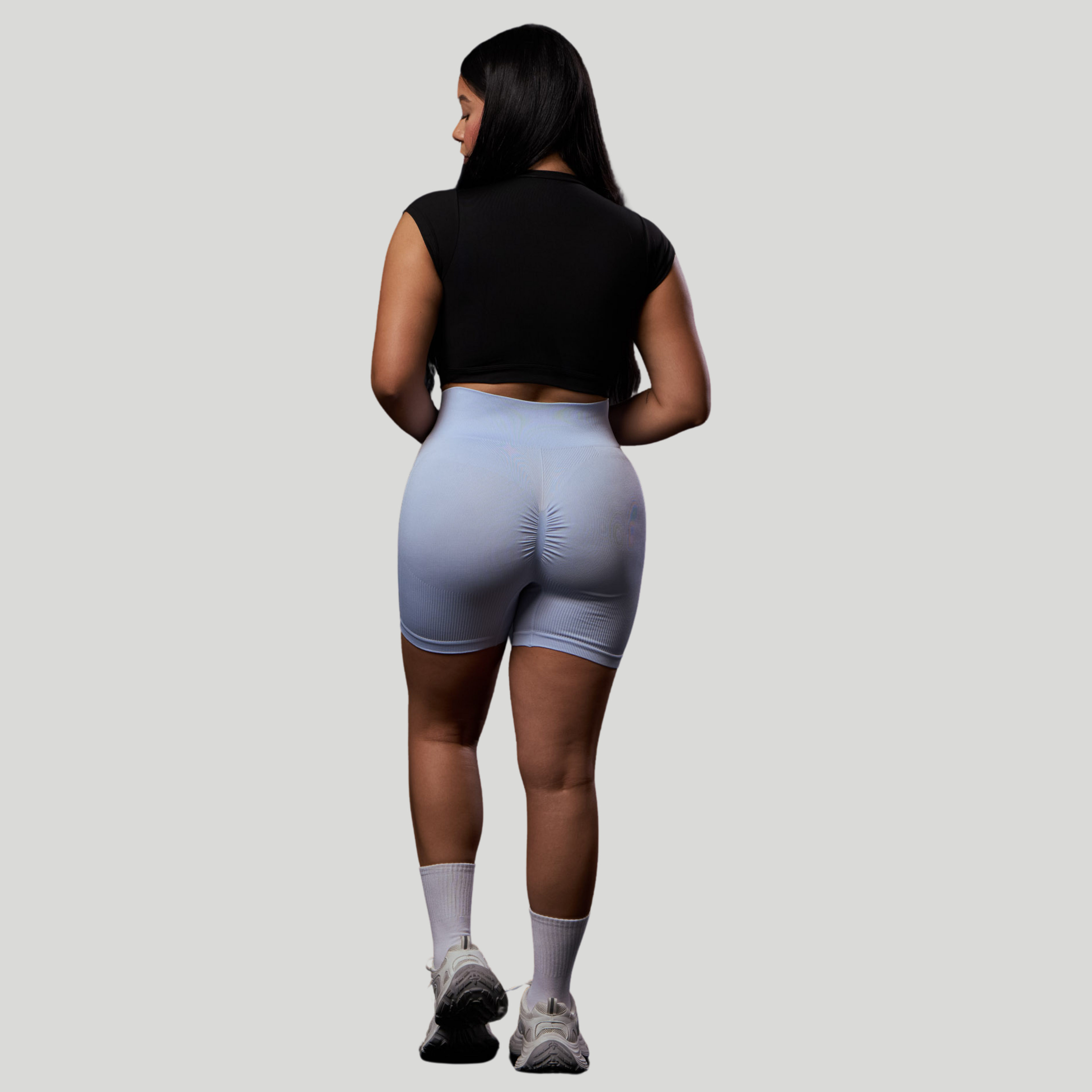 Short acanalado