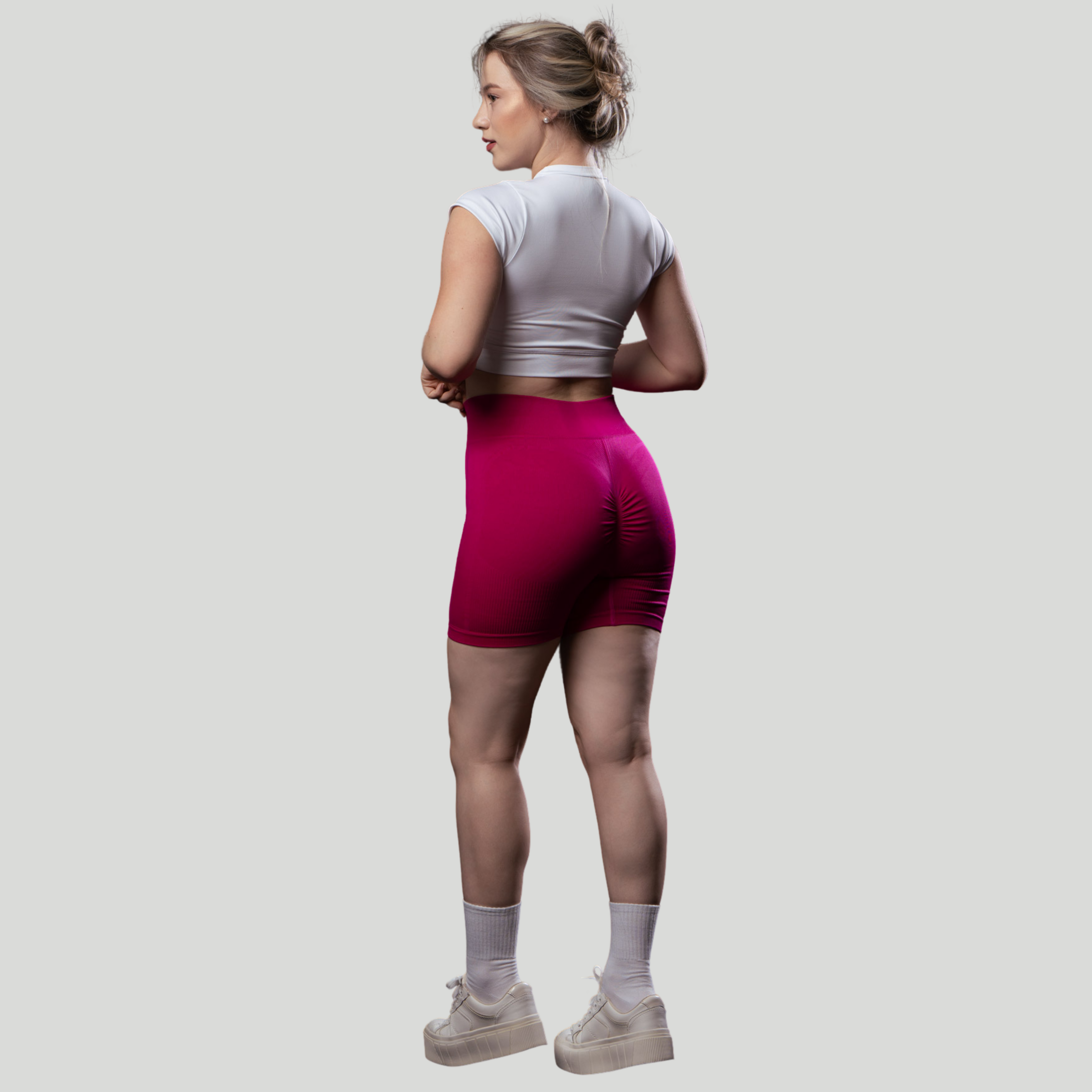 Short acanalado