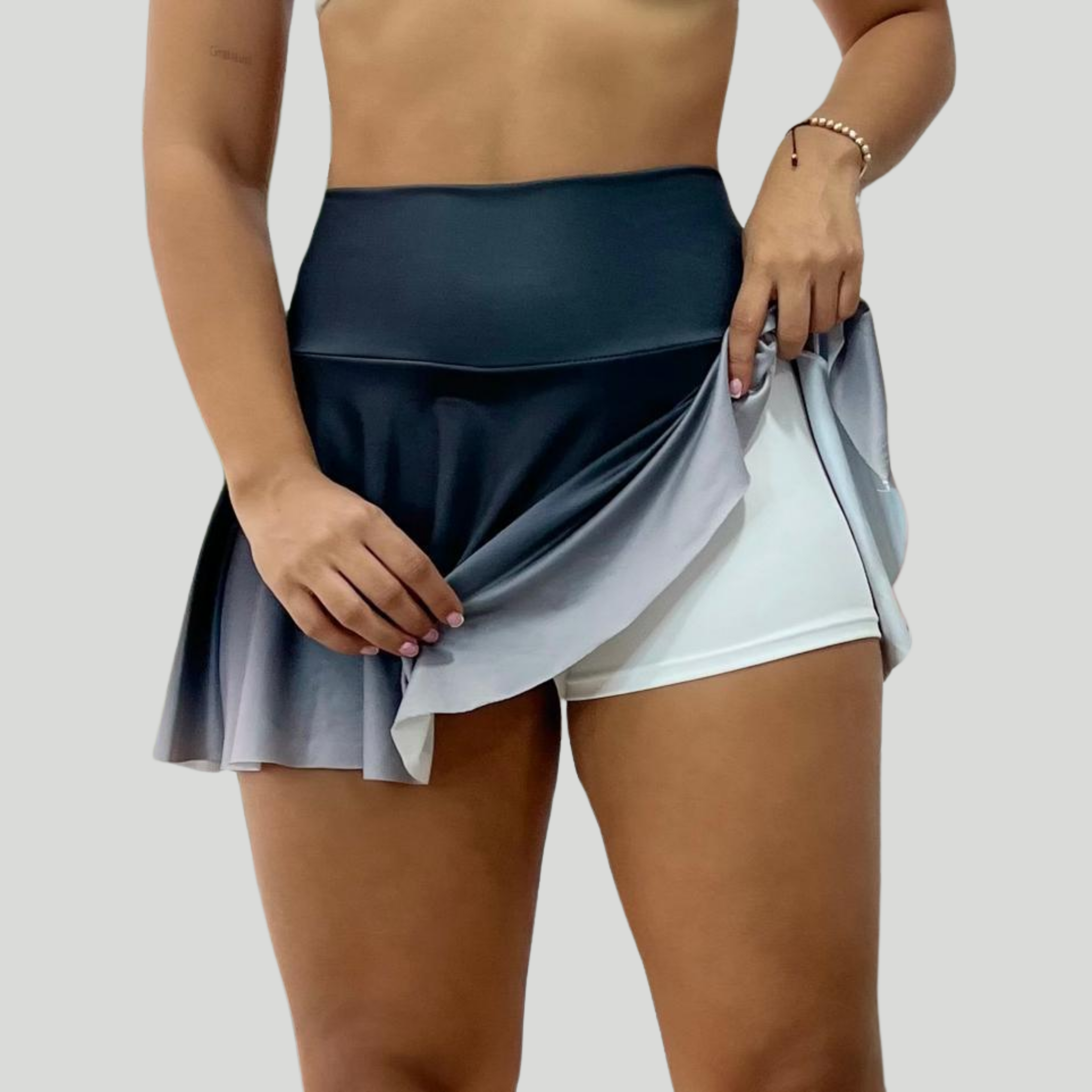 Falda short difuminada