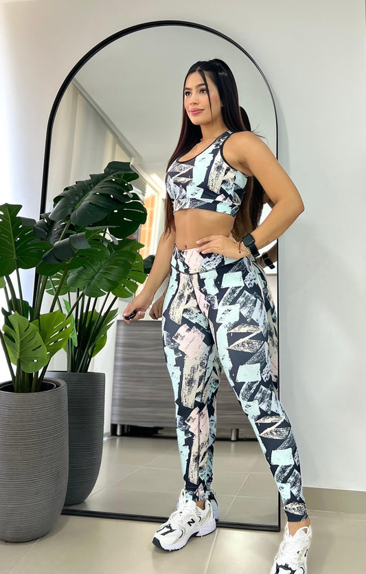 Conjunto leggins sublimado