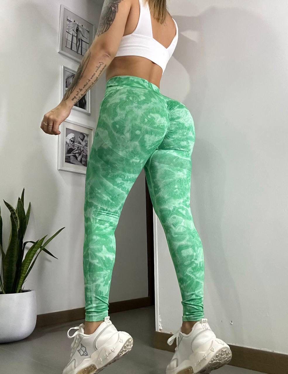 Leggins sin costuras tie dye