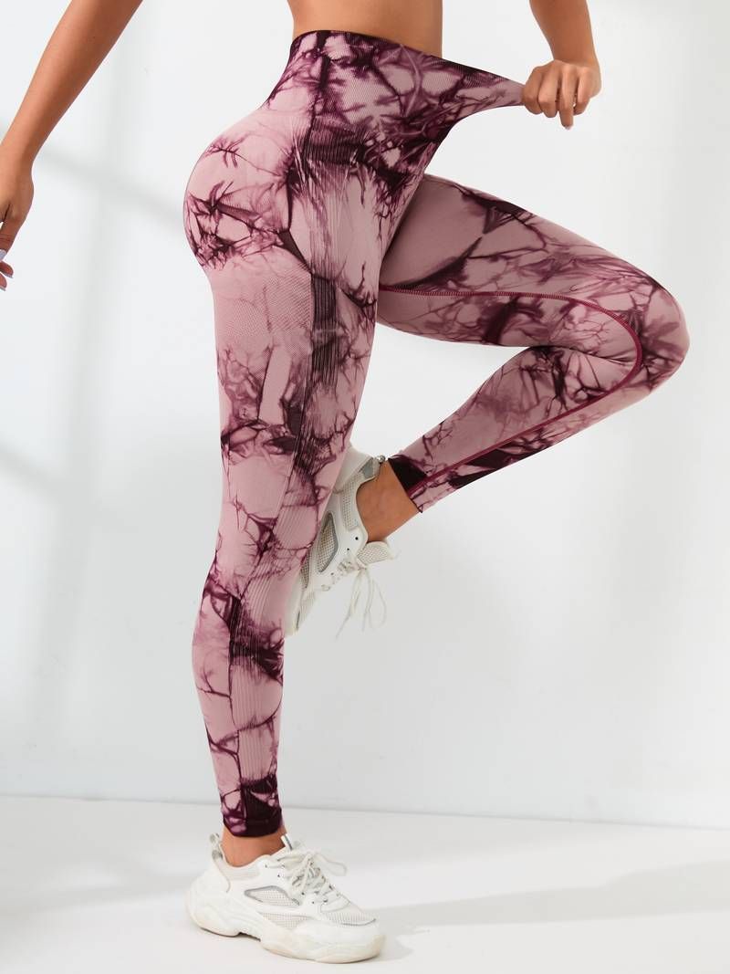 Leggins sin costuras tie dye